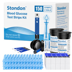 Stondon ST-150 Blood Glucose Test Strips & Lancets