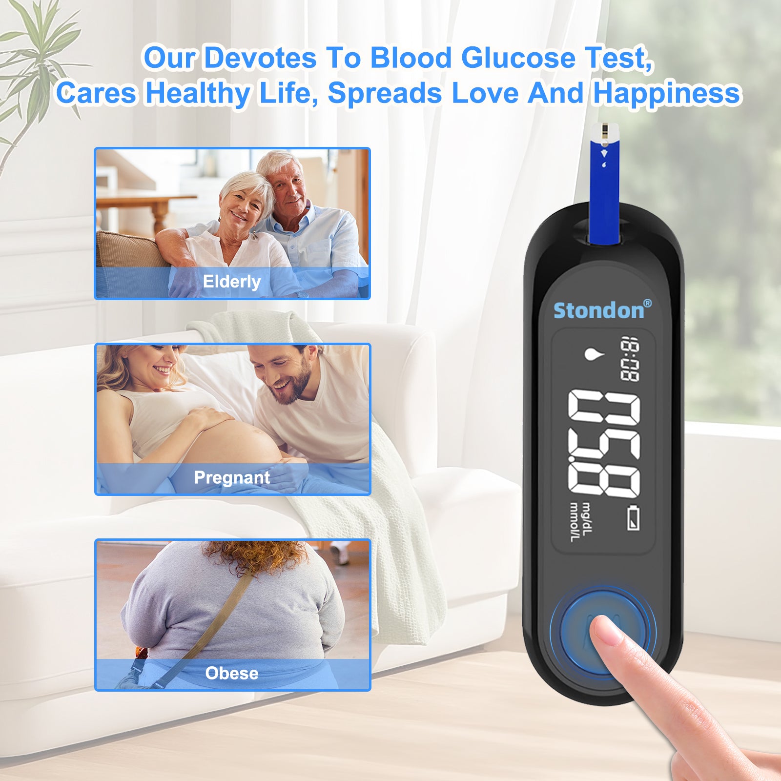 Stondon G-520 blood glucose monitor kit image 7