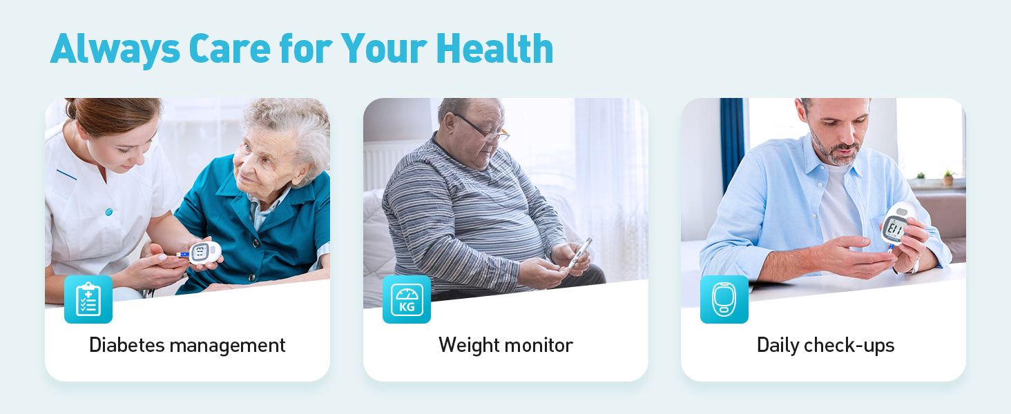Daily health monitoring uses