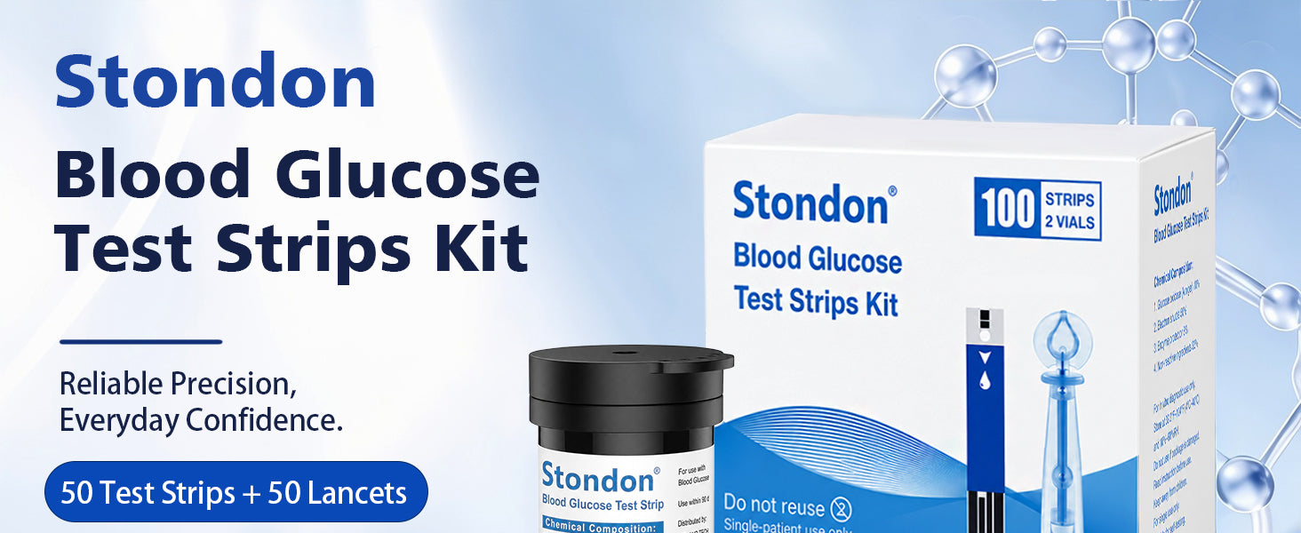 Blood glucose test strips kit